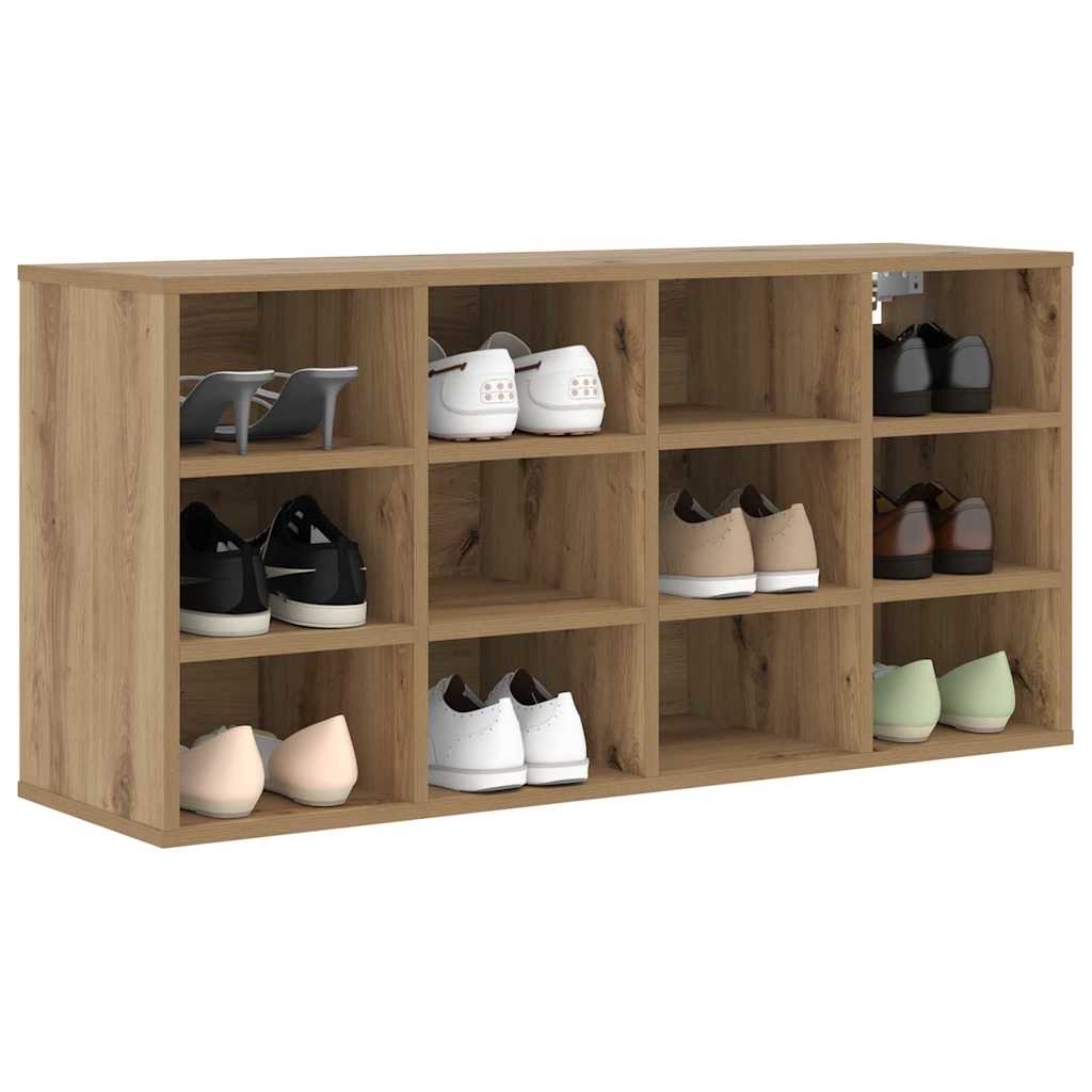 vidaXL Szafka na buty z półką Dąb rzemieślniczy 103 x 30 x 51 cm
