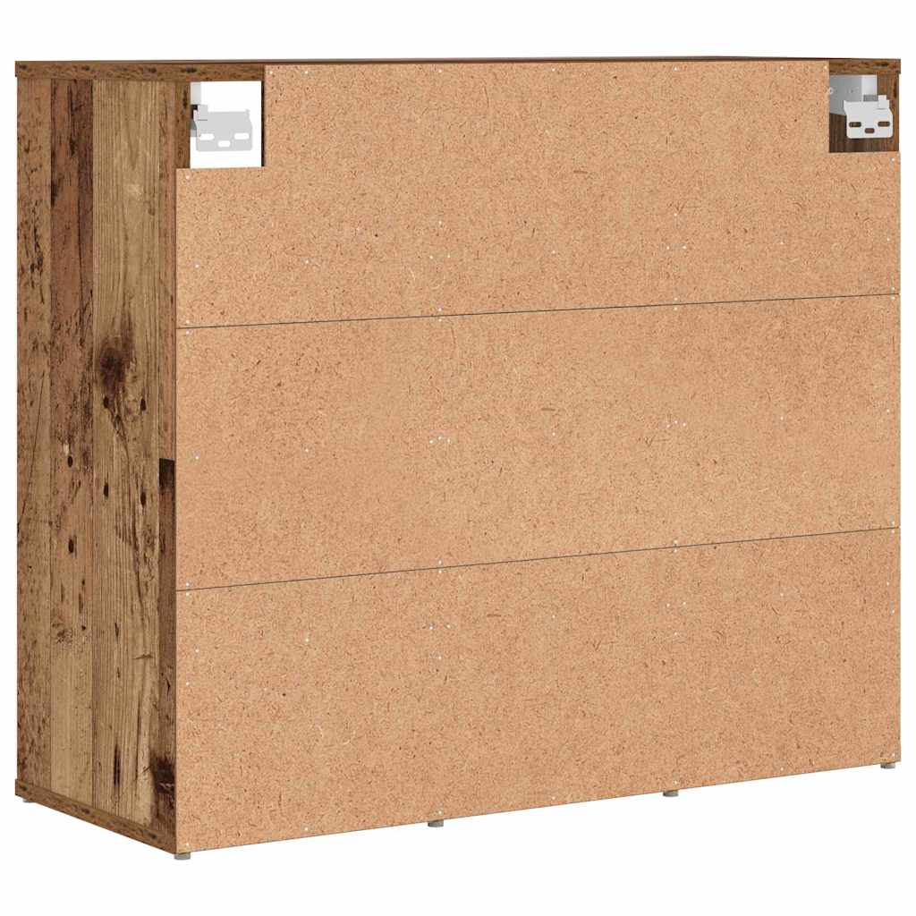vidaXL Szafka na buty z półką Stare drewno 77,5 x 30 x 67 cm