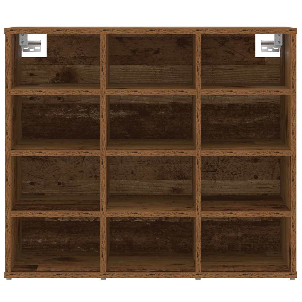 vidaXL Szafka na buty z półką Stare drewno 77,5 x 30 x 67 cm