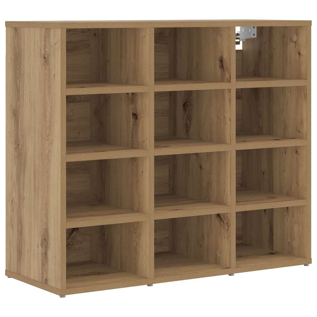 vidaXL Szafka na buty z półką Dąb rzemieślniczy 77,5 x 30 x 67 cm