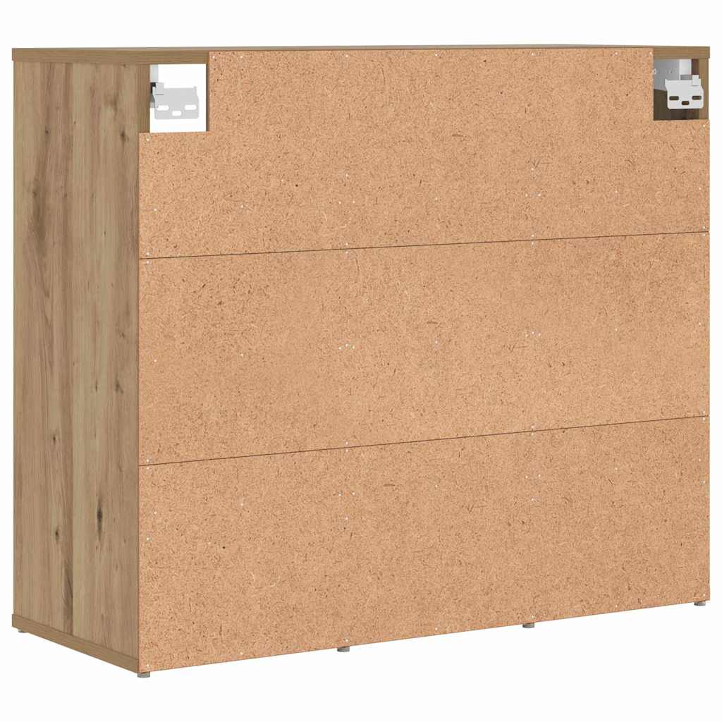vidaXL Szafka na buty z półką Dąb rzemieślniczy 77,5 x 30 x 67 cm