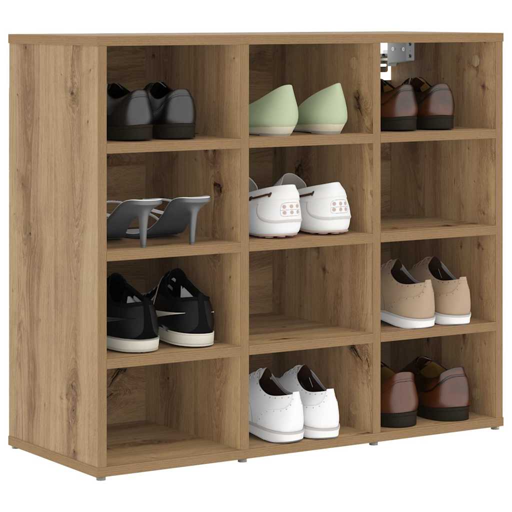 vidaXL Szafka na buty z półką Dąb rzemieślniczy 77,5 x 30 x 67 cm