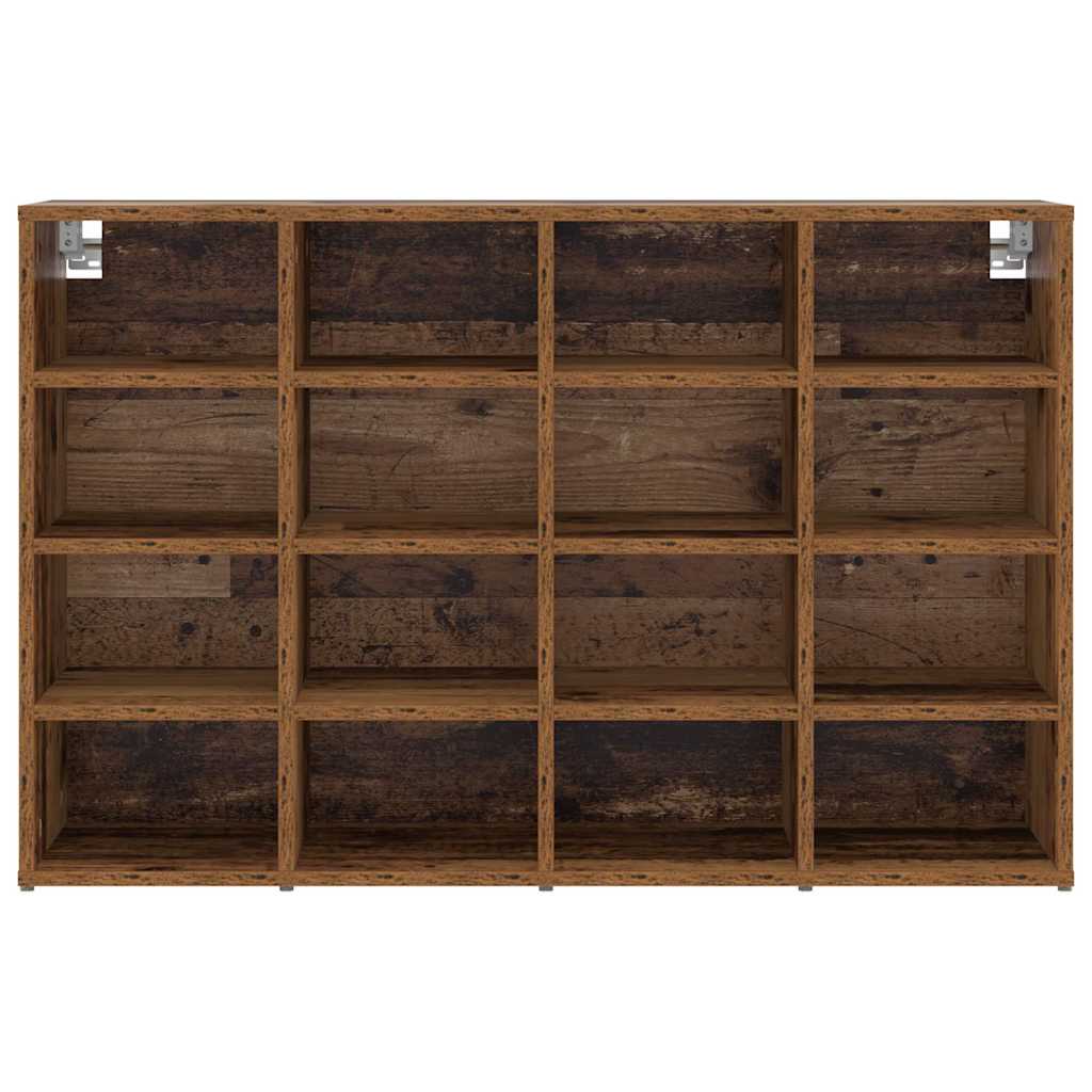 vidaXL Szafka na buty z półką Stare drewno 103 x 30 x 67 cm