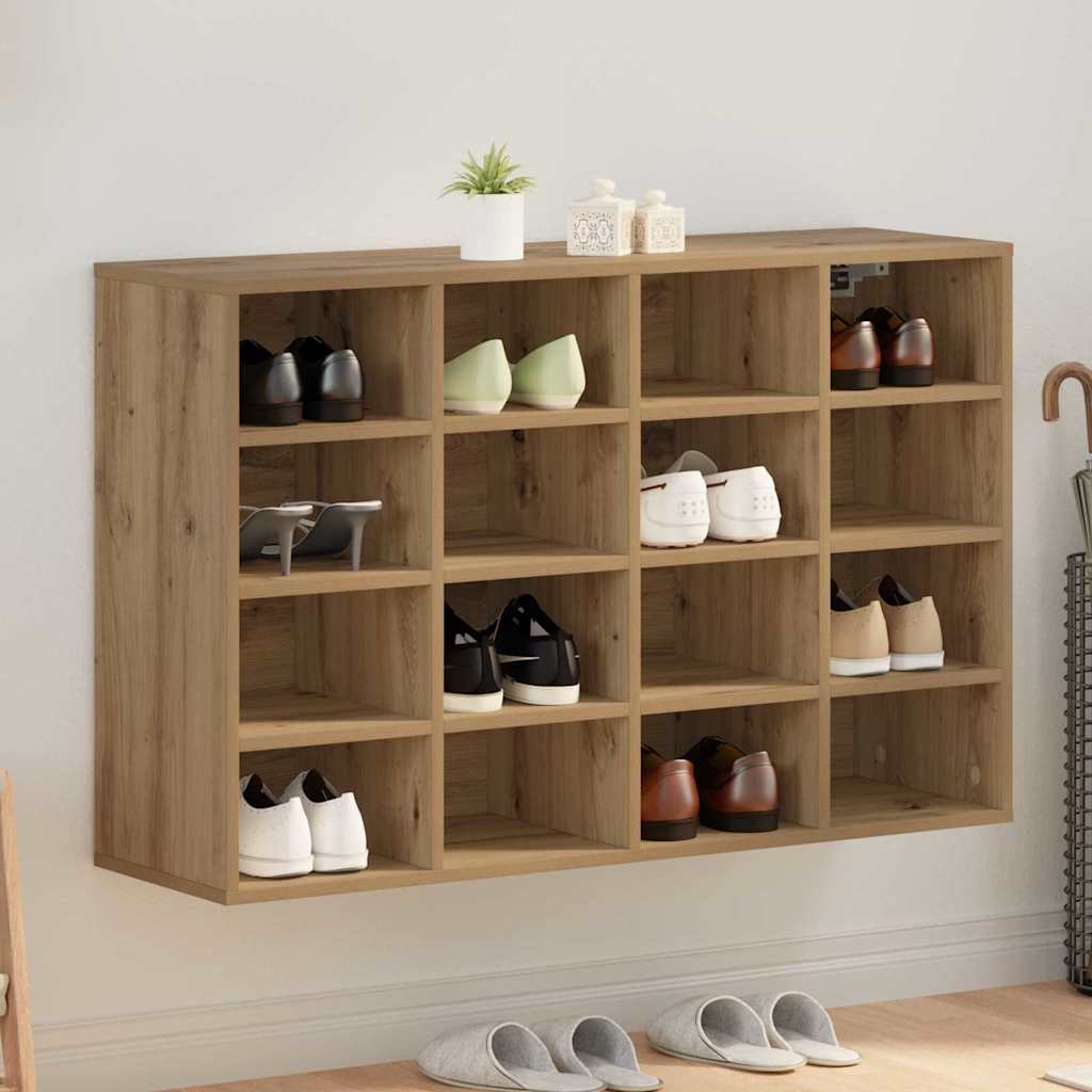 vidaXL Szafka na buty z półką Dąb rzemieślniczy 103 x 30 x 67 cm