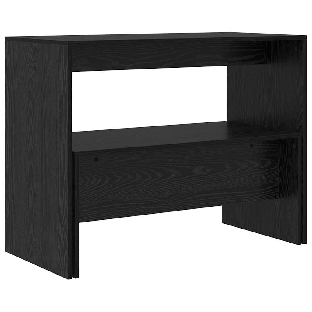 vidaXL Zestaw do jadalni 2 pcs Czarny dąb Materiał drewnopochodny
