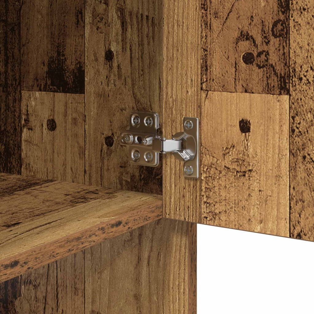 vidaXL Bufet Stare drewno 97 x 29 x 75 cm Materiał drewnopochodny