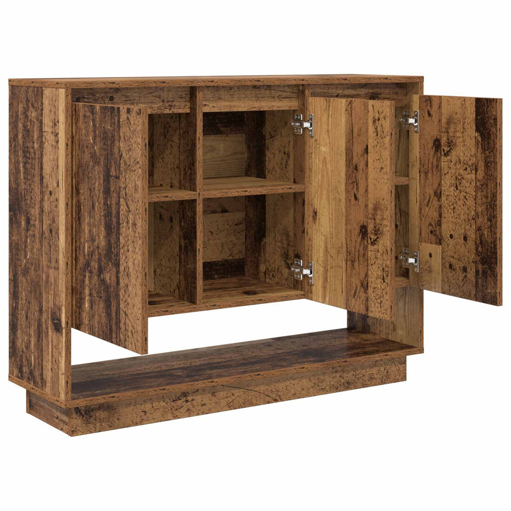 vidaXL Bufet Stare drewno 97 x 29 x 75 cm Materiał drewnopochodny