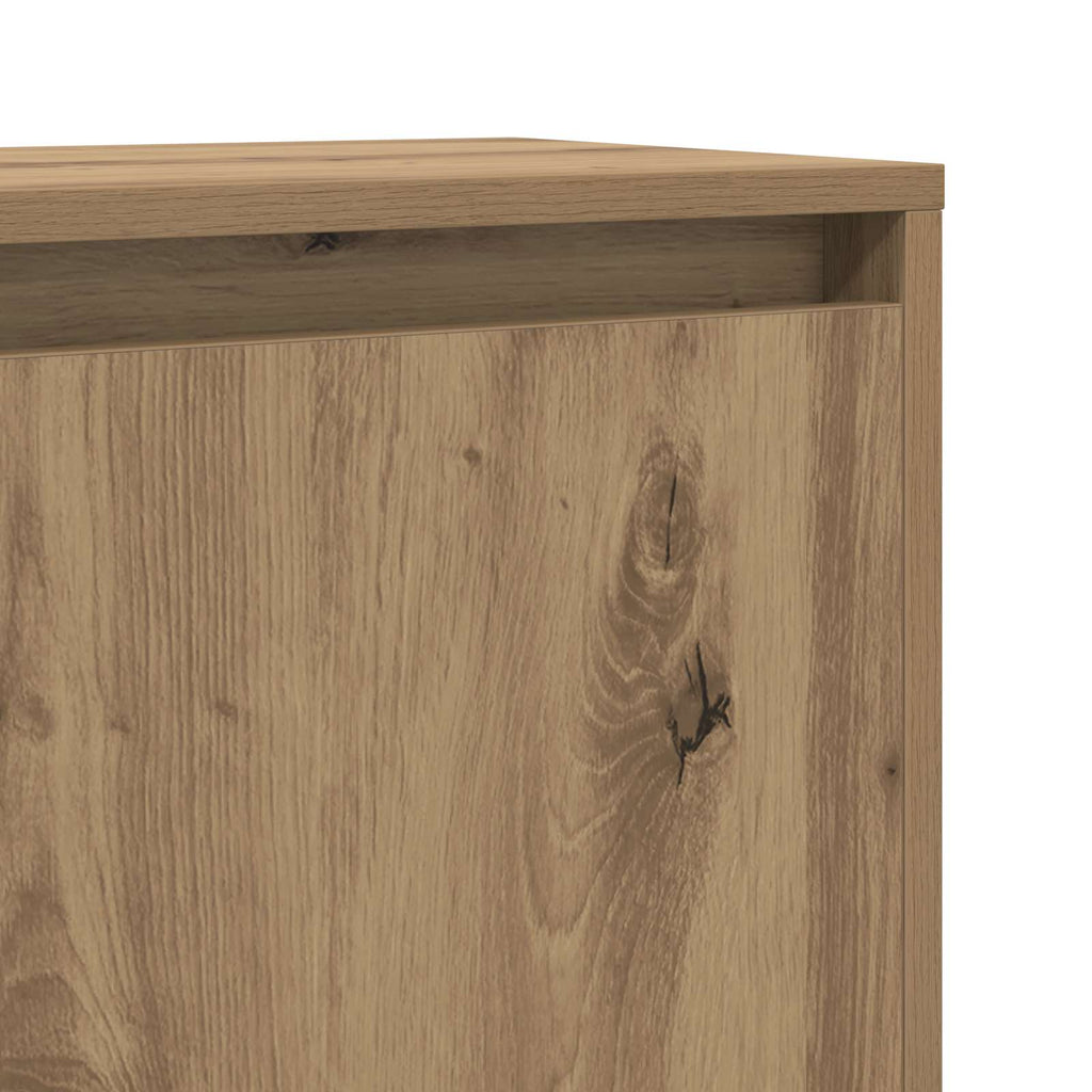 vidaXL Bufet Dąb rzemieślniczy 97 x 29 x 75 cm Materiał drewnopochodny
