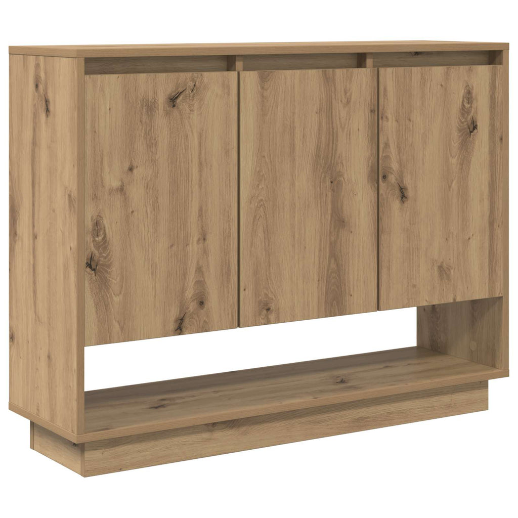 vidaXL Bufet Dąb rzemieślniczy 97 x 29 x 75 cm Materiał drewnopochodny