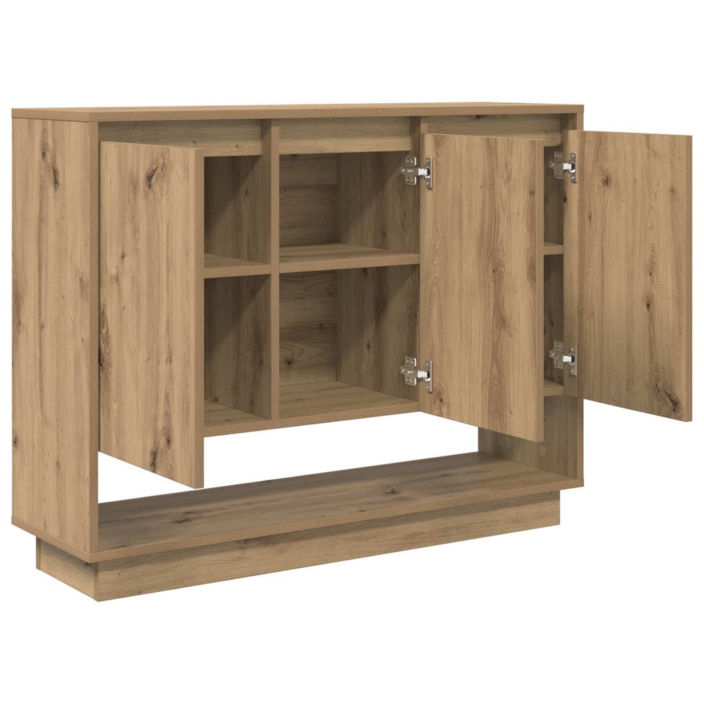 vidaXL Bufet Dąb rzemieślniczy 97 x 29 x 75 cm Materiał drewnopochodny