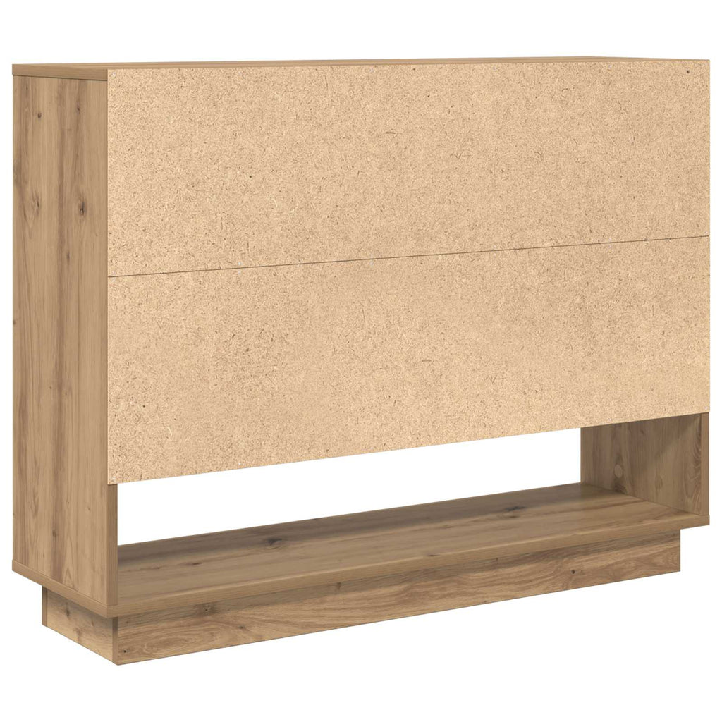 vidaXL Bufet Dąb rzemieślniczy 97 x 29 x 75 cm Materiał drewnopochodny