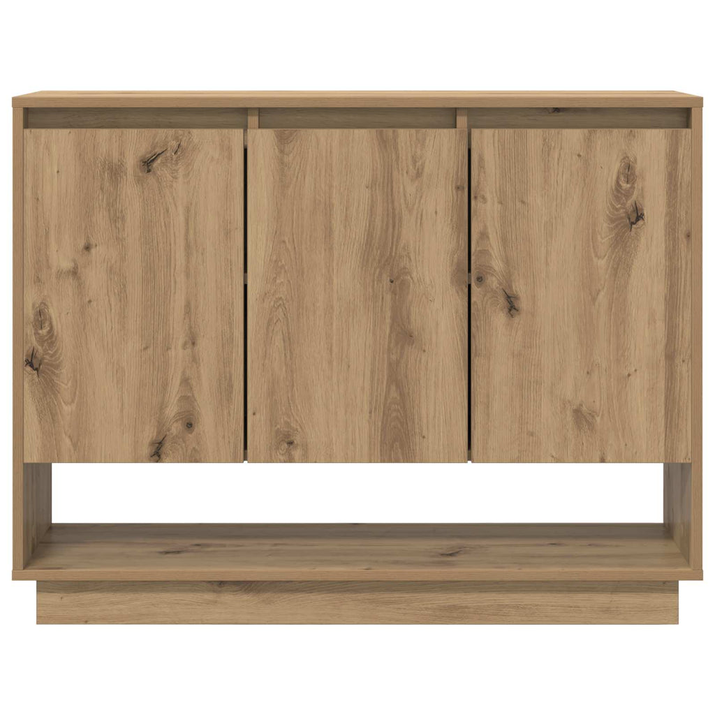 vidaXL Bufet Dąb rzemieślniczy 97 x 29 x 75 cm Materiał drewnopochodny