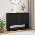 vidaXL Bufet Czarny Dąb 97 x 29 x 75 cm Materiał drewnopochodny