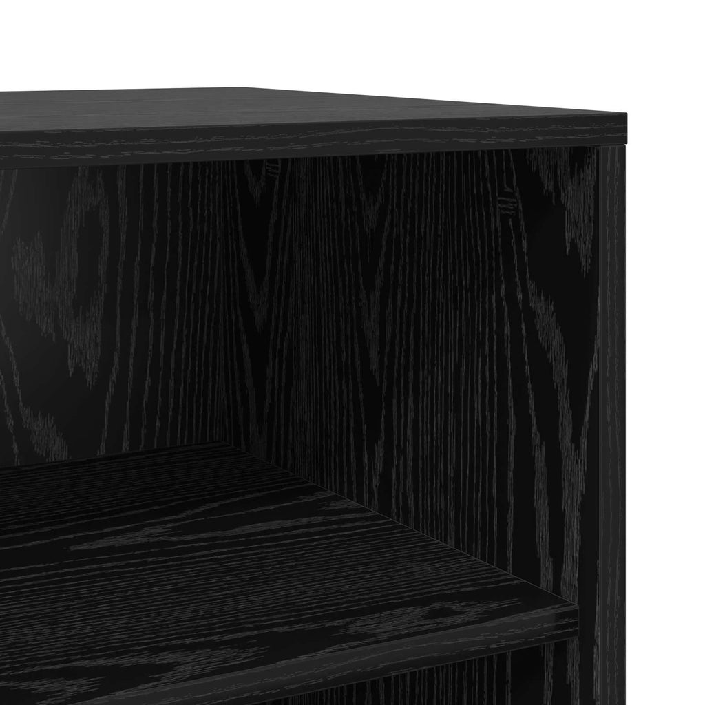 vidaXL Bufet Czarny 70 x 41 x 75 cm Materiał drewnopochodny