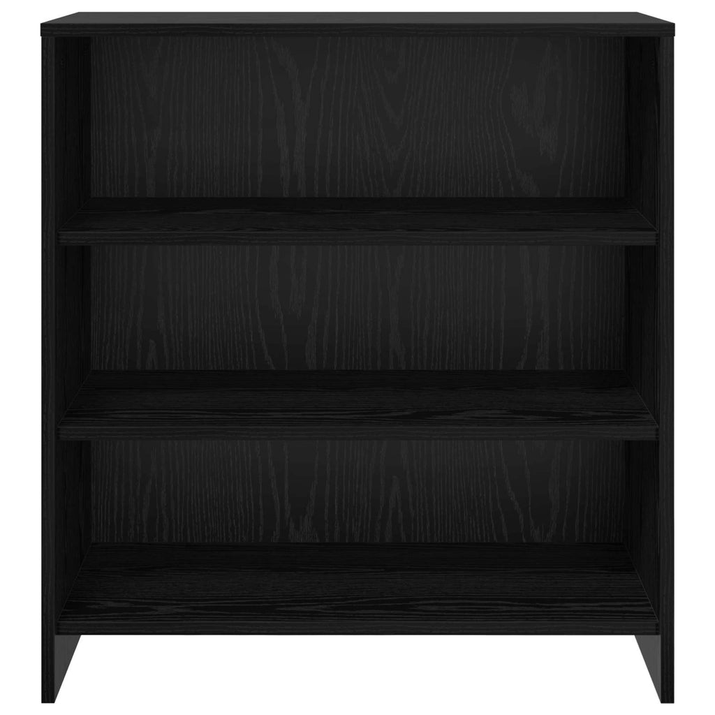 vidaXL Bufet Czarny 70 x 41 x 75 cm Materiał drewnopochodny
