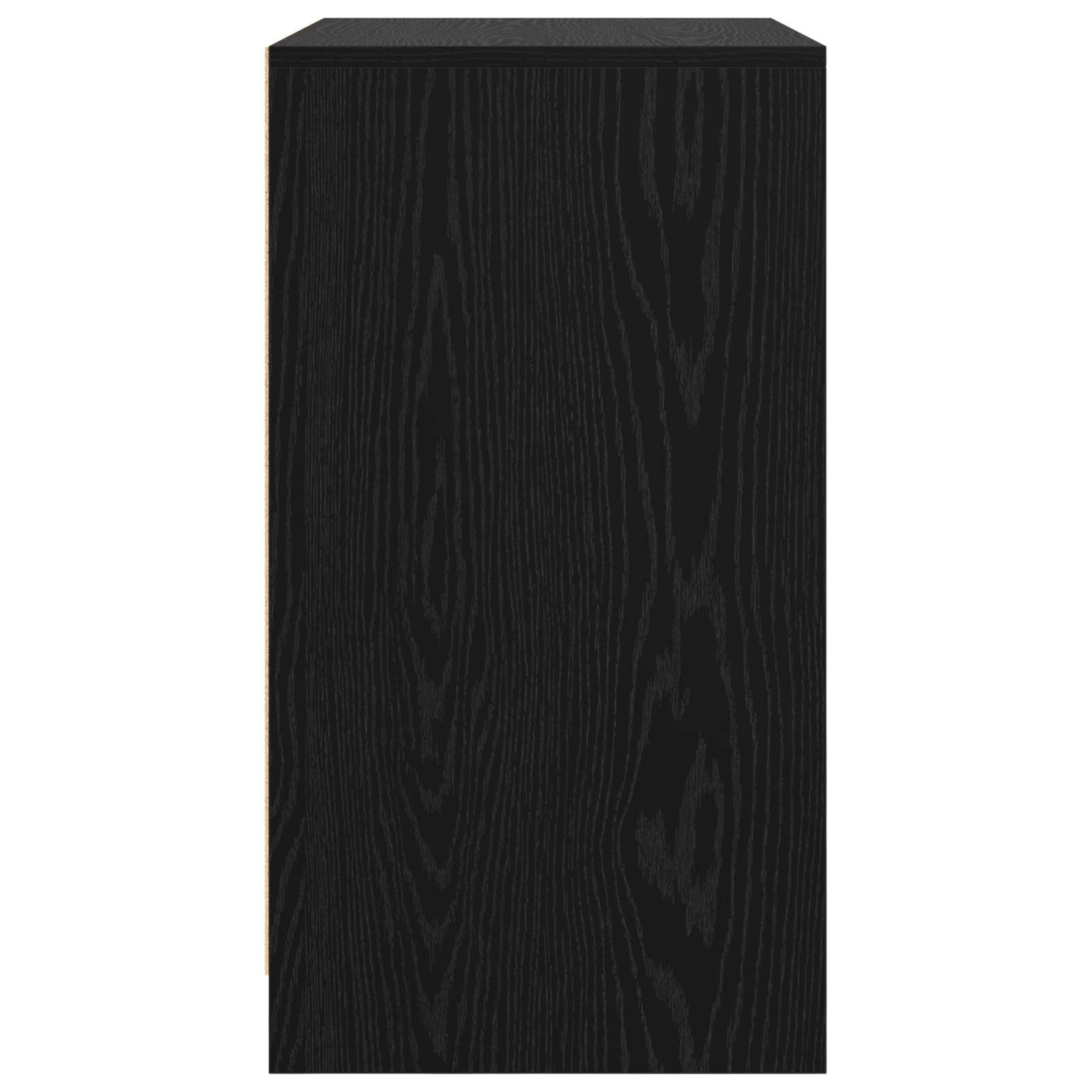 vidaXL Bufet Czarny 70 x 41 x 75 cm Materiał drewnopochodny