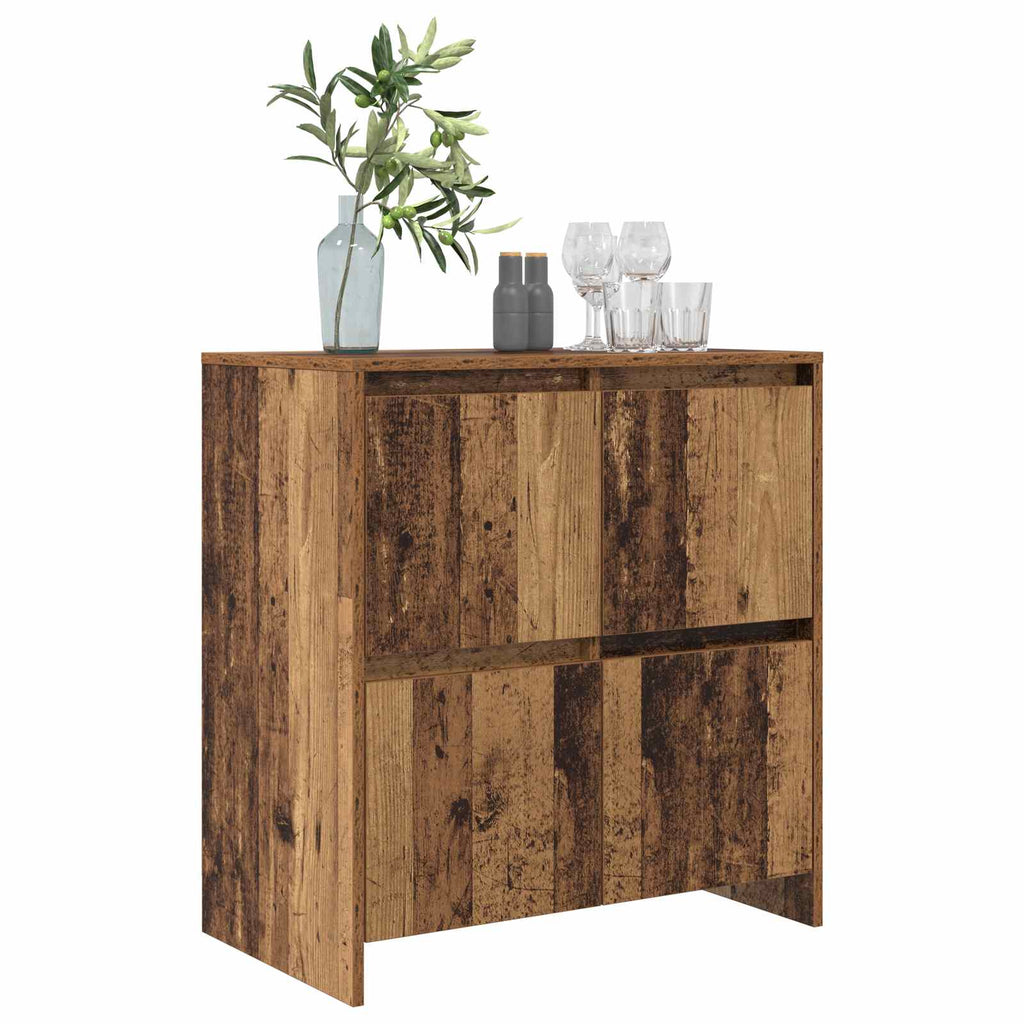 vidaXL Bufet Stare drewno 70 x 41 x 75 cm Materiał drewnopochodny