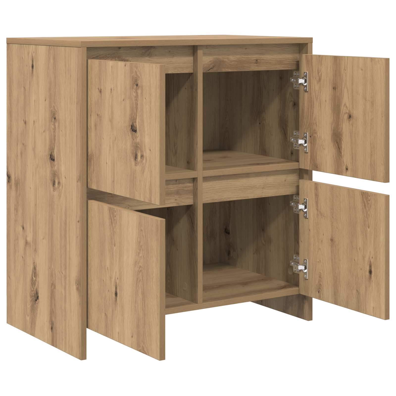 vidaXL Bufet Dąb rzemieślniczy 70 x 41 x 75 cm Materiał drewnopochodny