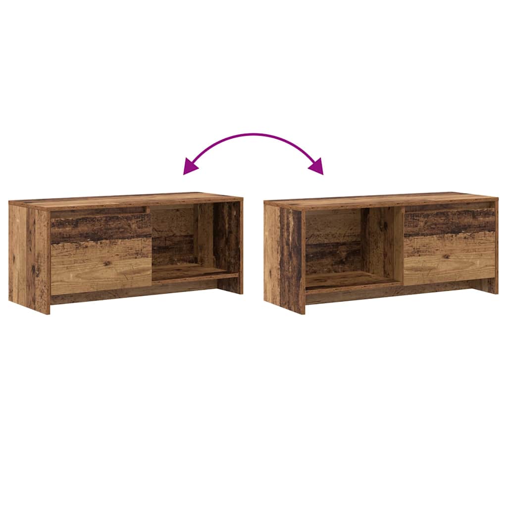 vidaXL Zestaw szafek RTV Stare drewno 90 x 35 x 40 cm