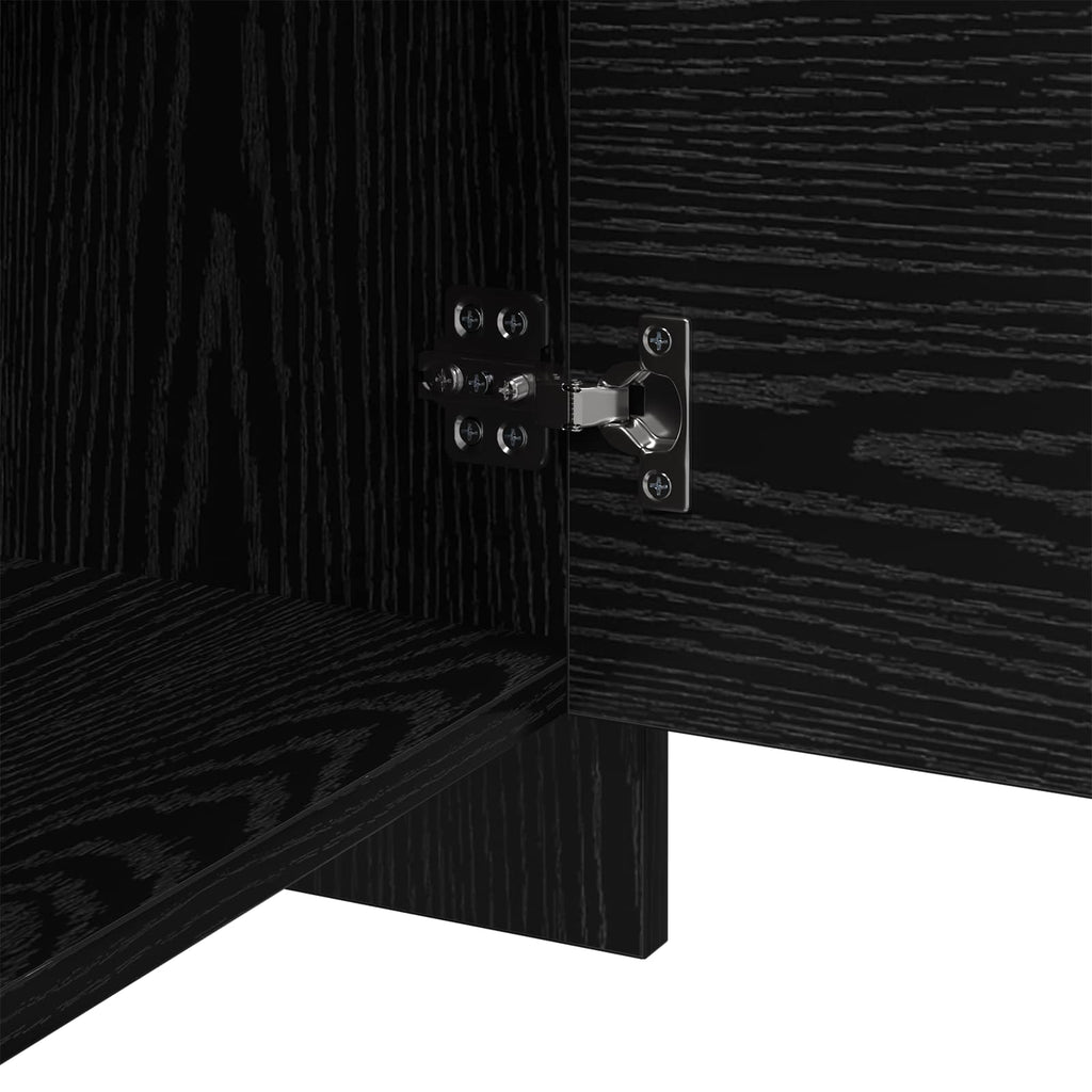 vidaXL Szafka Nocna Czarny Dąb 45 x 34 x 44,5 cm
