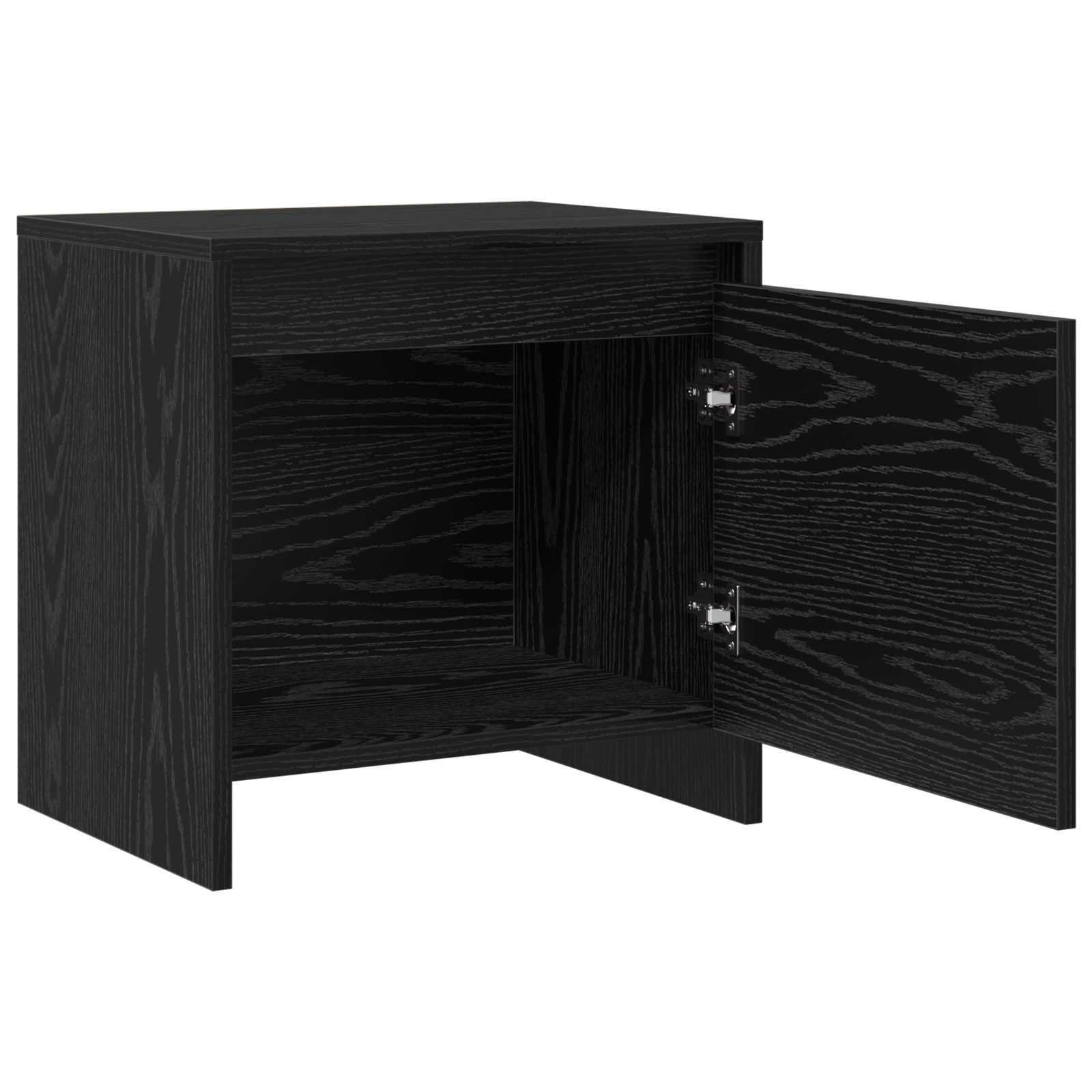 vidaXL Szafka Nocna Czarny Dąb 45 x 34 x 44,5 cm