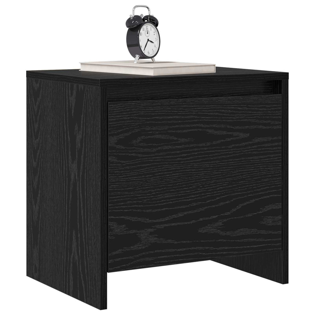 vidaXL Szafka Nocna Czarny Dąb 45 x 34 x 44,5 cm