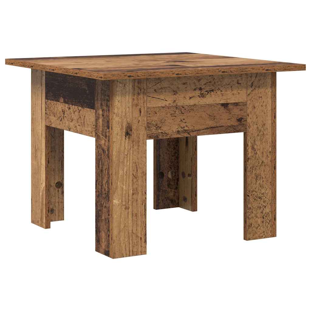vidaXL Stolik kawowy Stare drewno 55 x 55 x 42 cm
