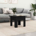 vidaXL Stolik kawowy Czarny Dąb 55 x 55 x 42 cm