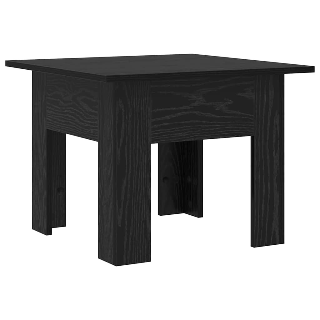 vidaXL Stolik kawowy Czarny Dąb 55 x 55 x 42 cm