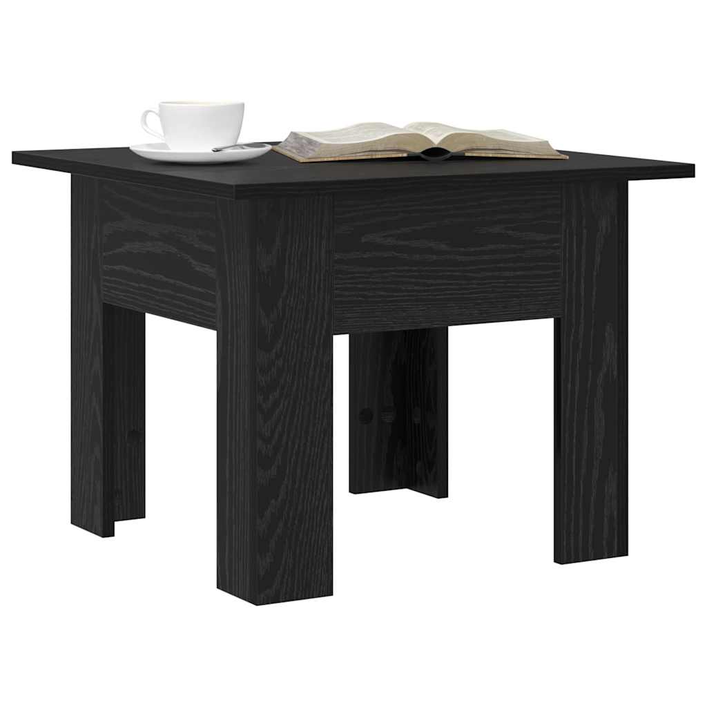 vidaXL Stolik kawowy Czarny Dąb 55 x 55 x 42 cm