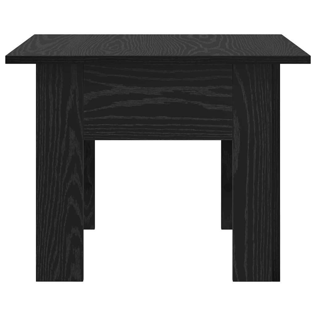 vidaXL Stolik kawowy Czarny Dąb 55 x 55 x 42 cm