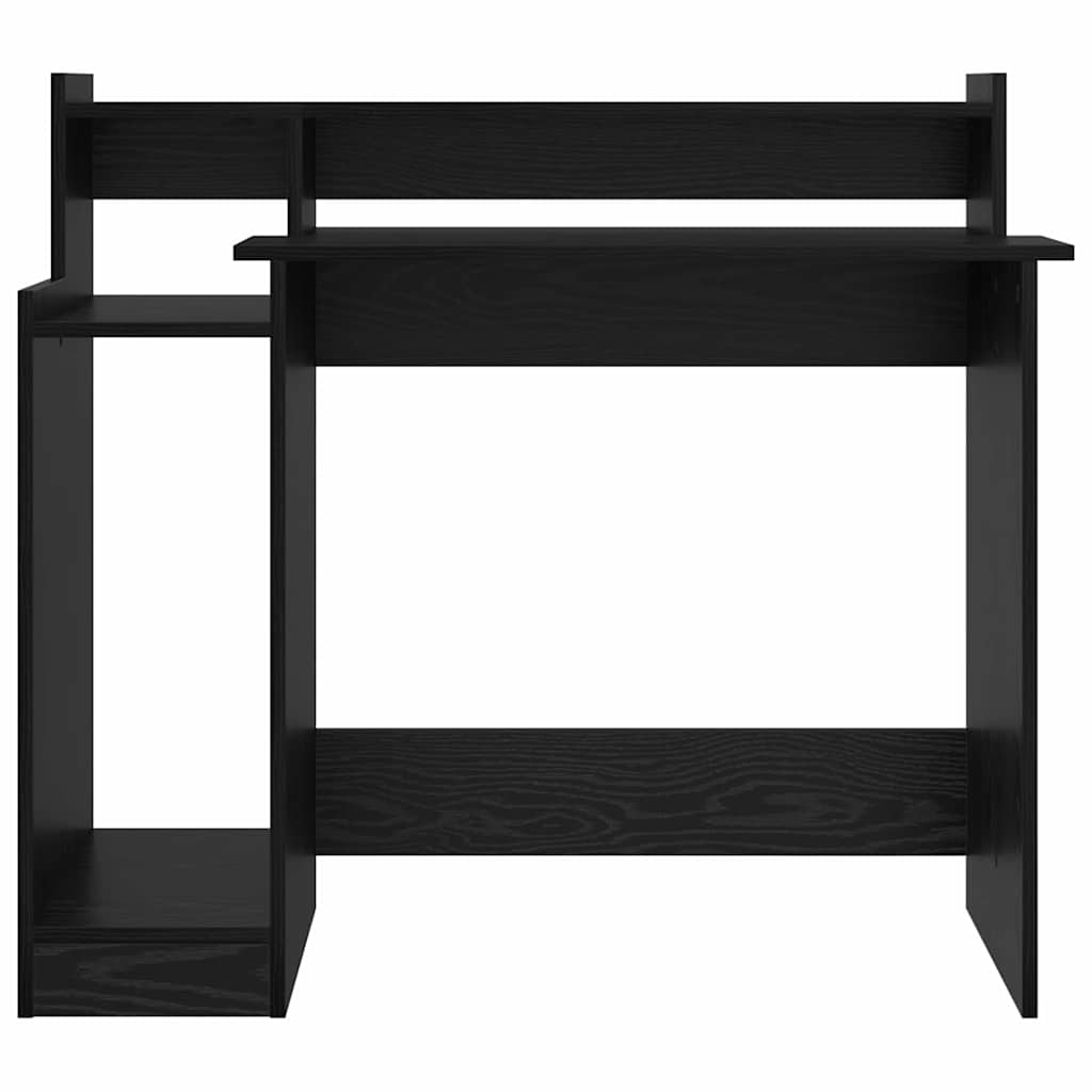 vidaXL Biurko Czarny Dąb 97 x 45 x 90 cm Materiał drewnopochodny