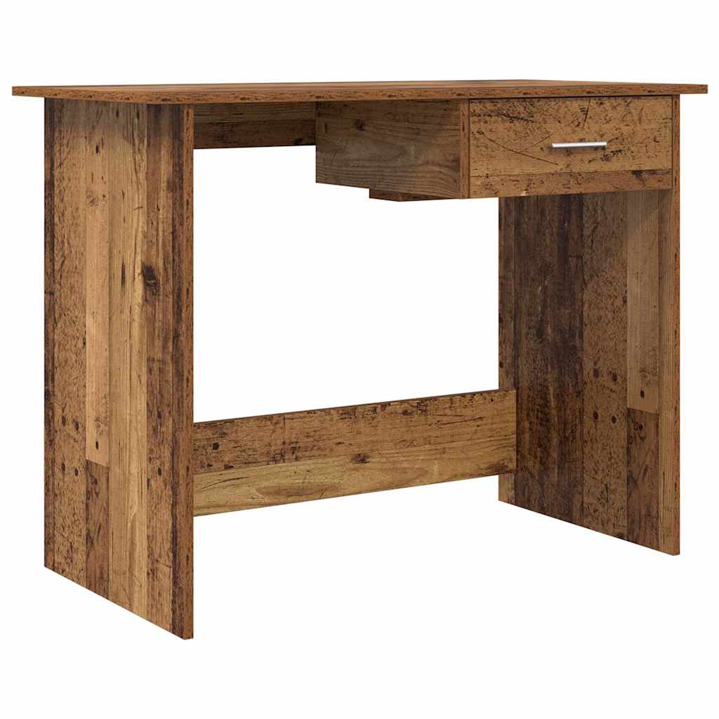 vidaXL Biurko Stare drewno 100 x 50 x 76 cm Materiał drewnopochodny