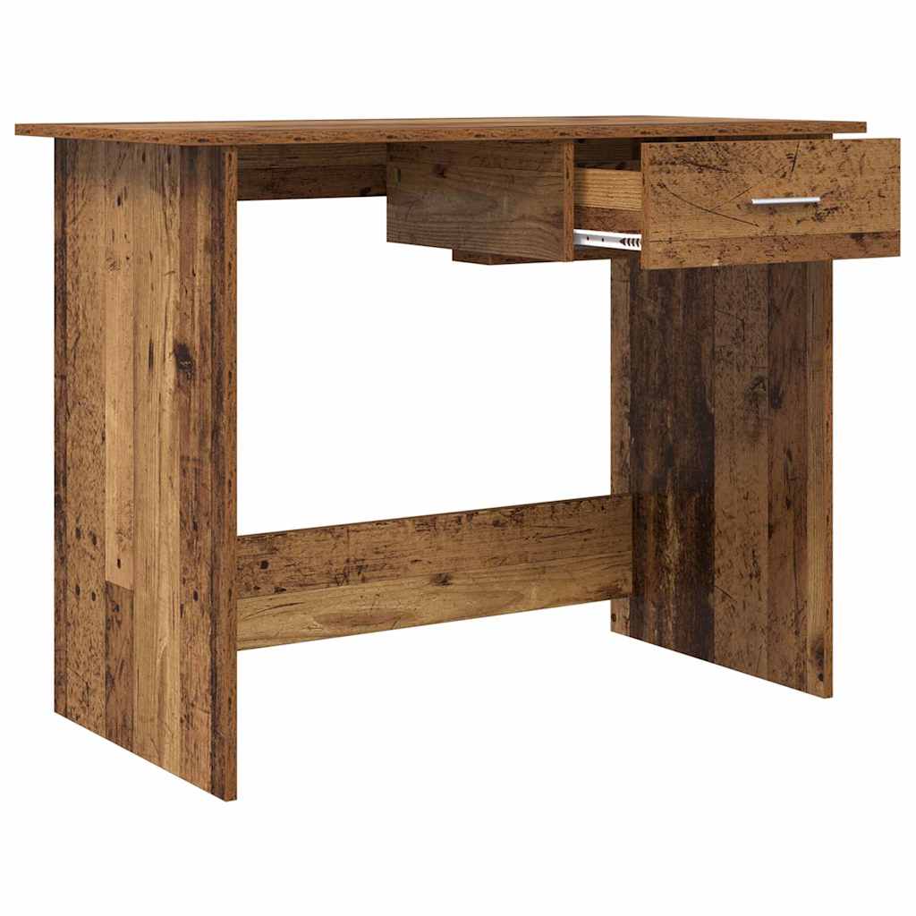 vidaXL Biurko Stare drewno 100 x 50 x 76 cm Materiał drewnopochodny