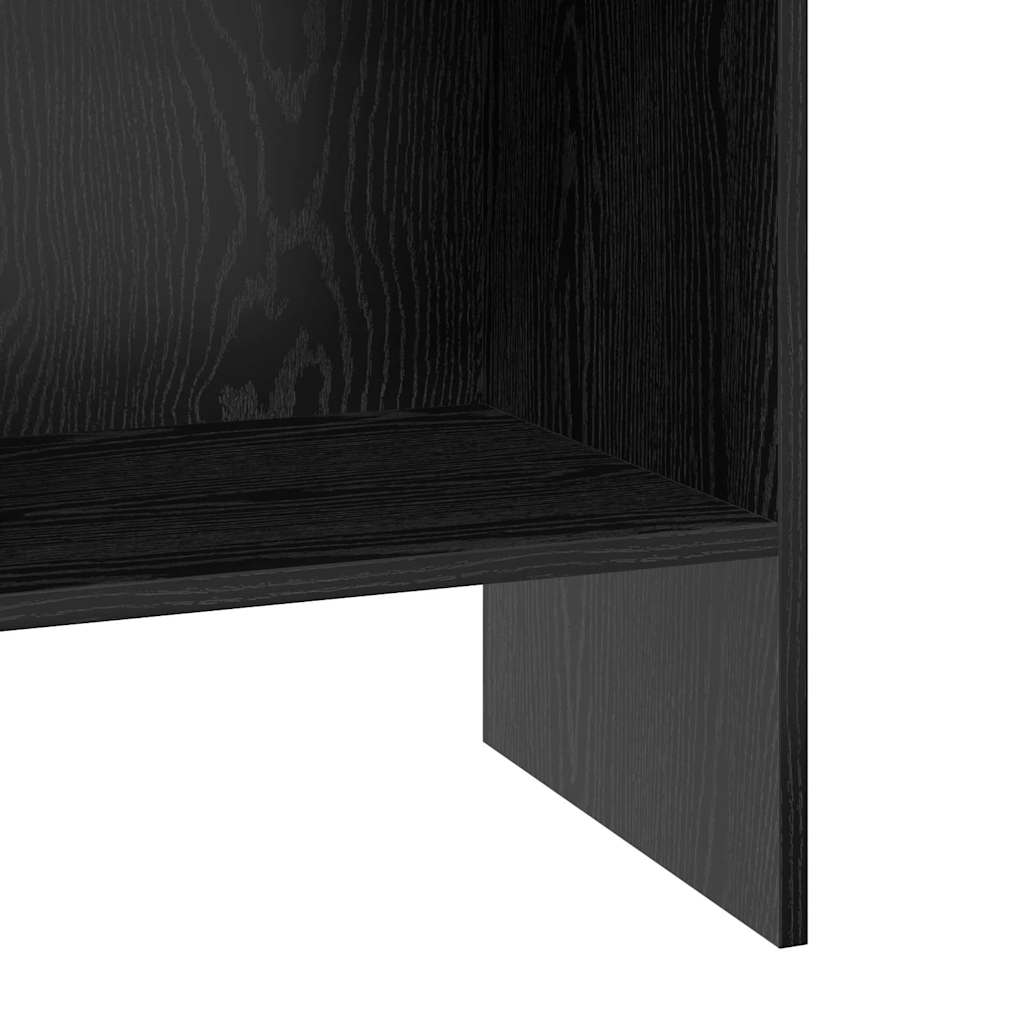 vidaXL Szafka na książki Czarny dąb 40 x 35 x 180 cm