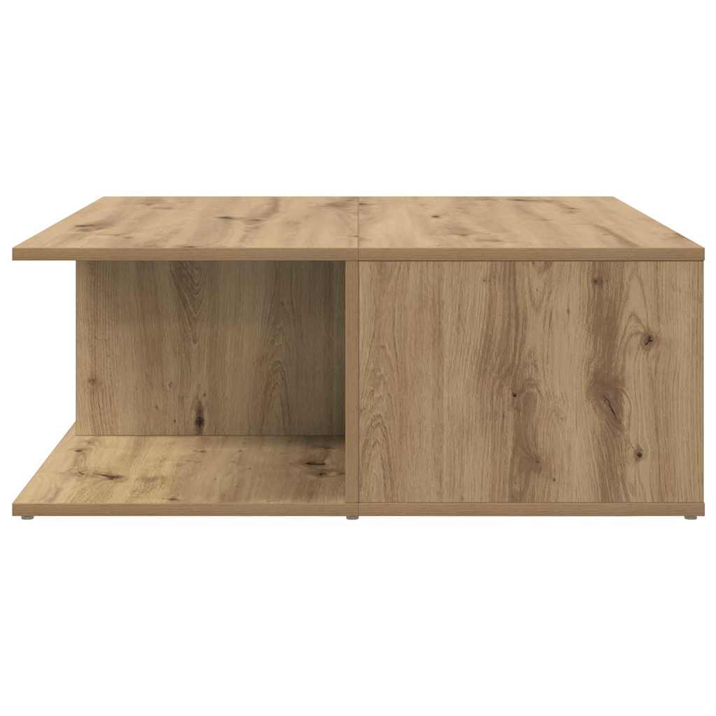 vidaXL Stolik kawowy z szufladą dąb artisan 80 x 80 x 31 cm