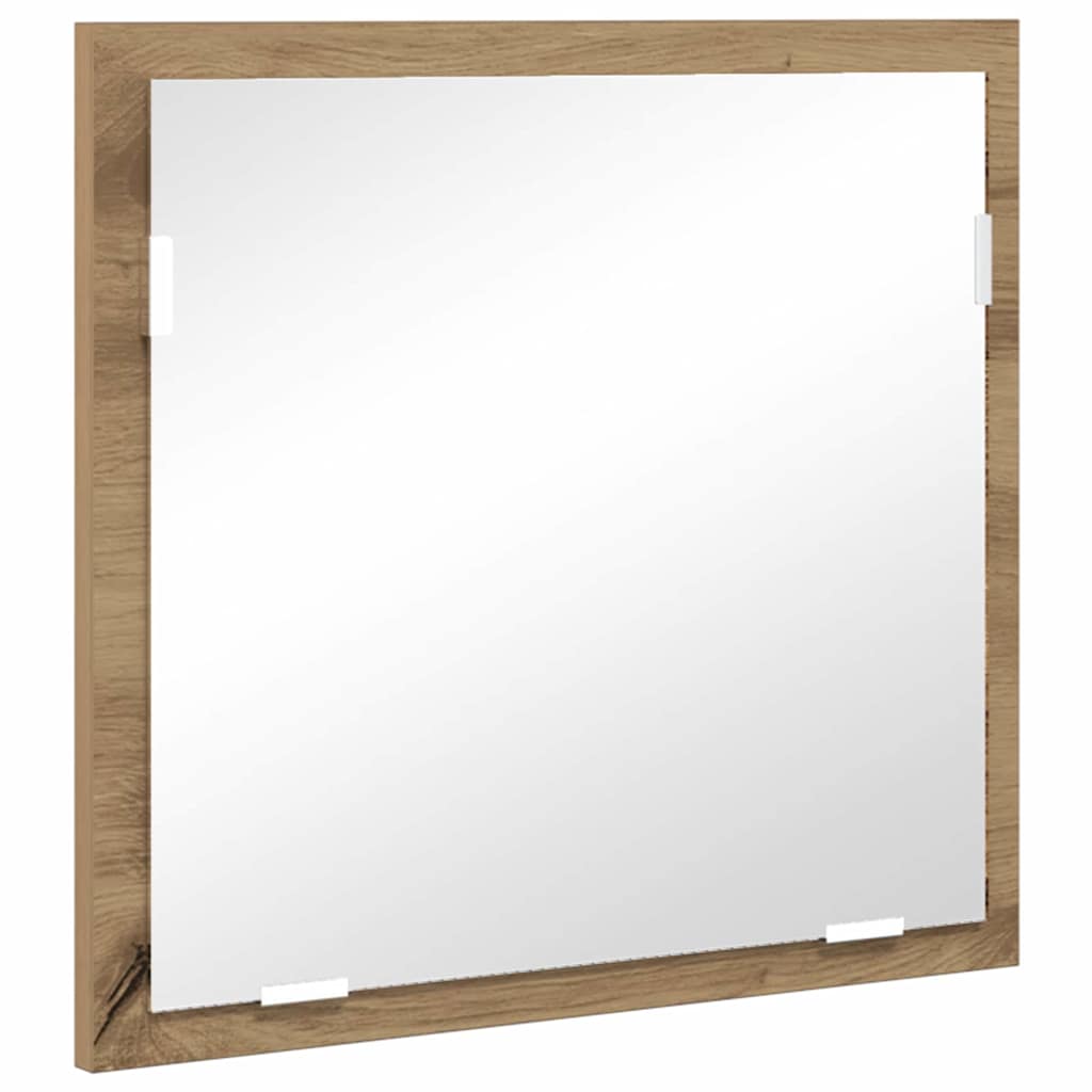 vidaXL Szafka Łazienkowa Z lustrem Dąb rzemieślniczy 41 x 38,5 x 45 cm