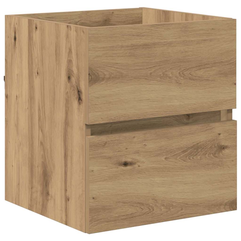vidaXL Szafka Łazienkowa Z lustrem Dąb rzemieślniczy 41 x 38,5 x 45 cm