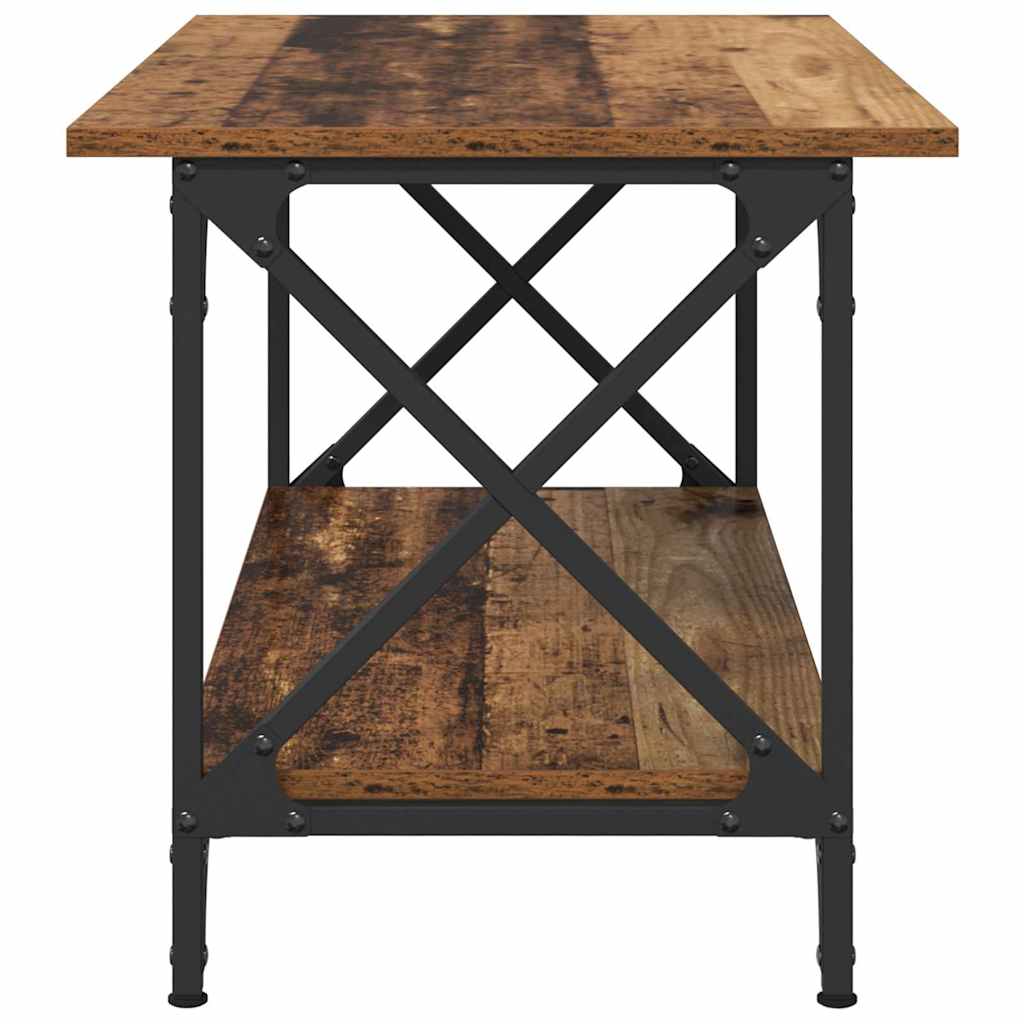 vidaXL Stolik kawowy Stare drewno 80 x 45 x 45.5 cm