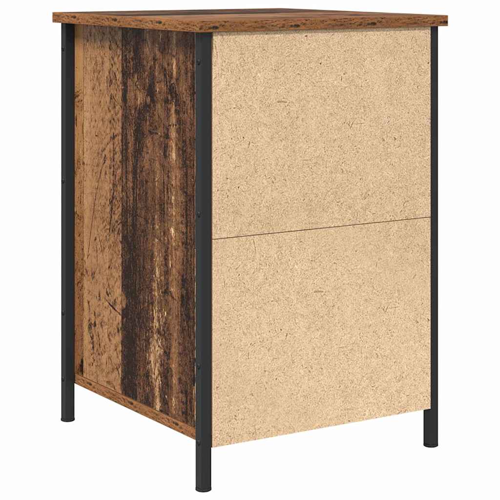vidaXL Szafka Nocna z szufladą 2 pcs Stare drewno 40 x 42 x 60 cm