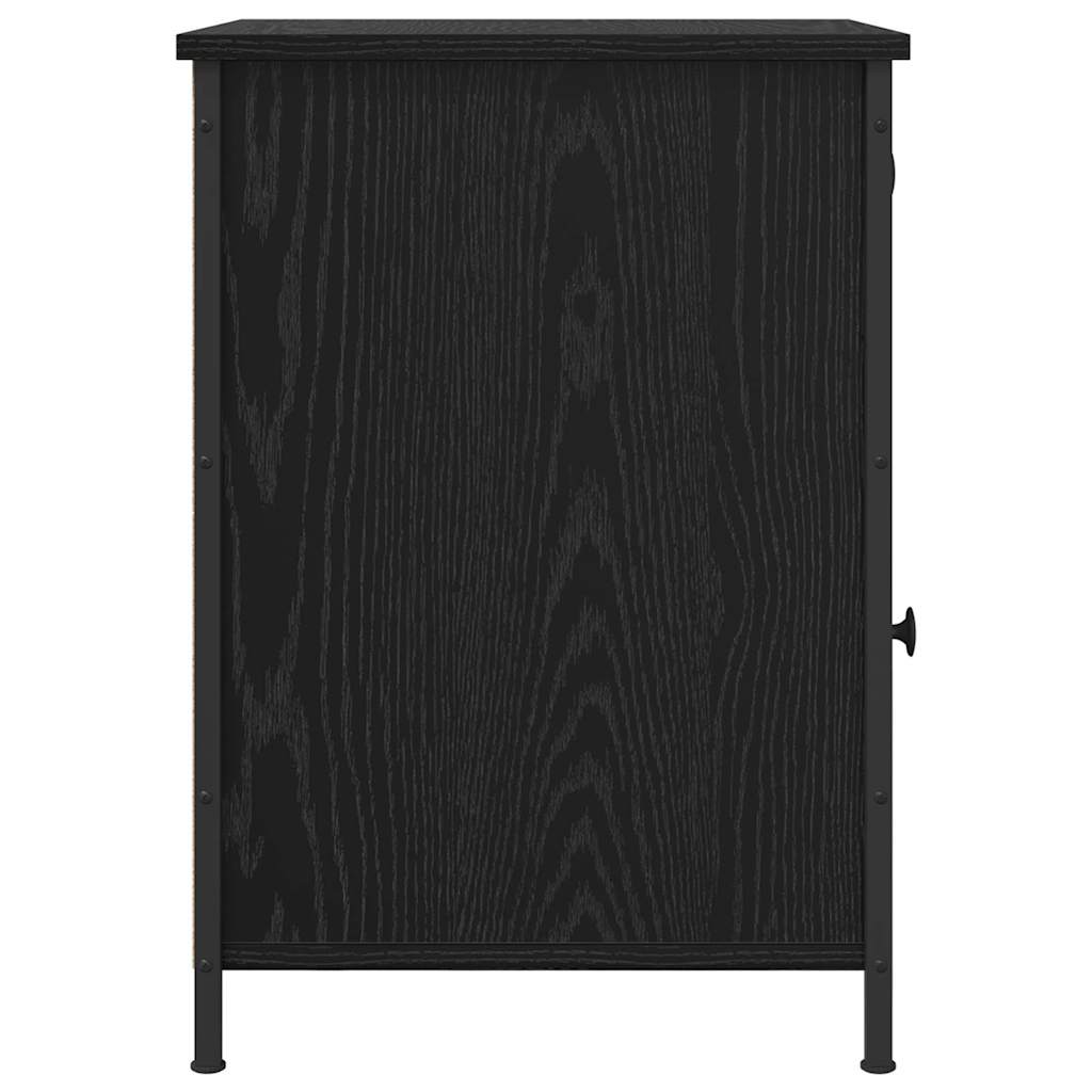 vidaXL Szafka Nocna Czarny Dąb 40 x 42 x 60 cm Materiał drewnopochodny
