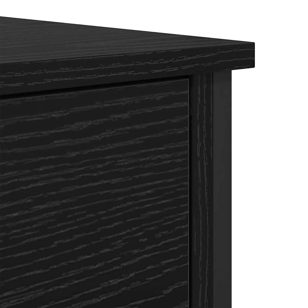 vidaXL Szafka Nocna z szufladą 2 pcs Czarny Dąb 40 x 42 x 60 cm