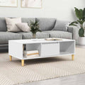vidaXL Stolik kawowy Biały 102 x 55 x 35 cm Materiał drewnopochodny