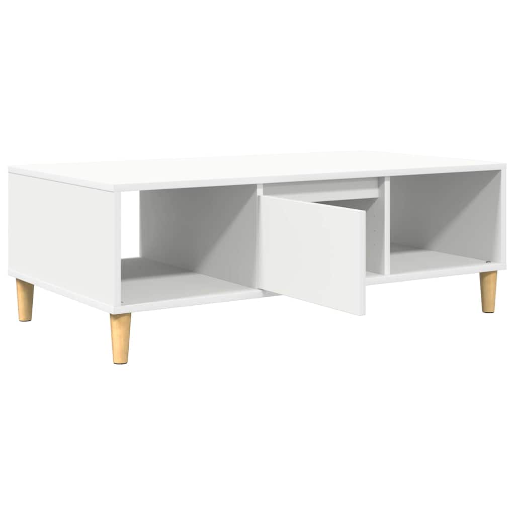 vidaXL Stolik kawowy Biały 102 x 55 x 35 cm Materiał drewnopochodny
