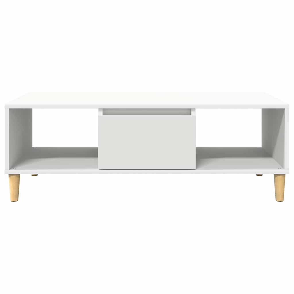vidaXL Stolik kawowy Biały 102 x 55 x 35 cm Materiał drewnopochodny