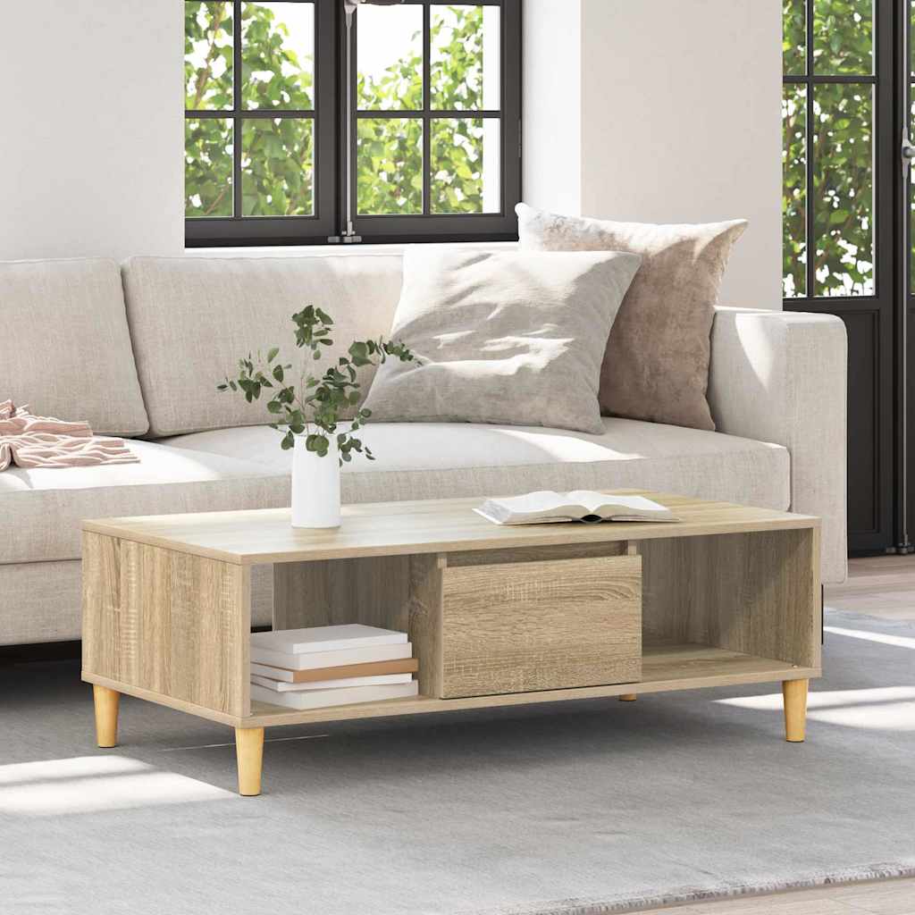 vidaXL Stolik kawowy Dąb Sonoma 102 x 55 x 35 cm