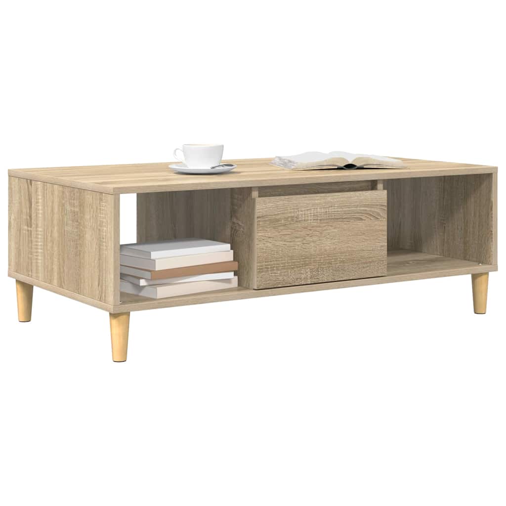 vidaXL Stolik kawowy Dąb Sonoma 102 x 55 x 35 cm