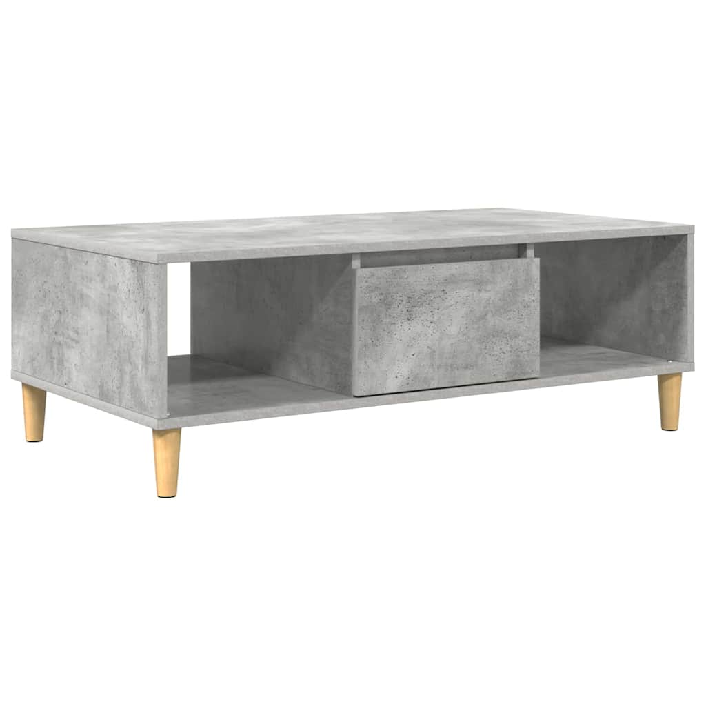 vidaXL Stolik kawowy Betonowy szary 102 x 55 x 35 cm