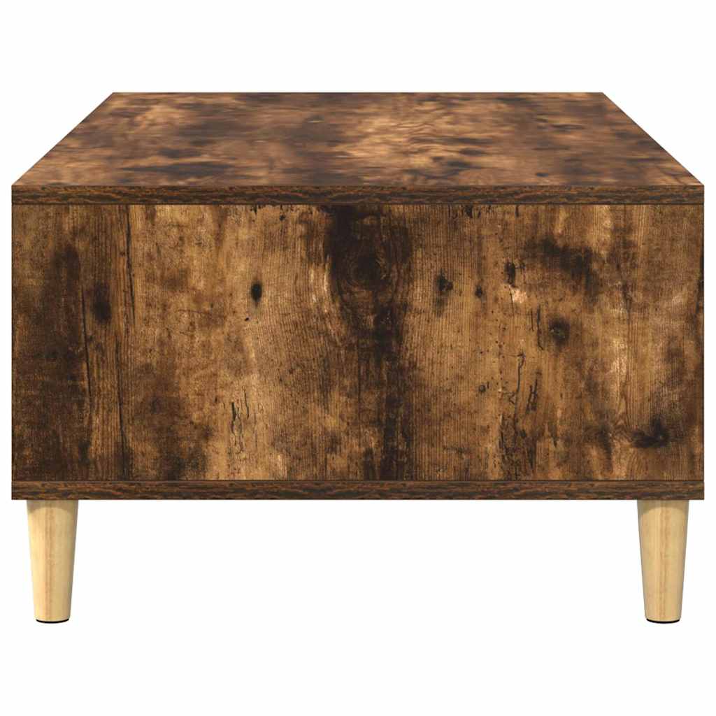 vidaXL Stolik kawowy Dąb wędzony 102 x 55 x 35 cm