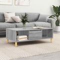 vidaXL Stolik kawowy Szary Sonoma 102 x 55 x 35 cm
